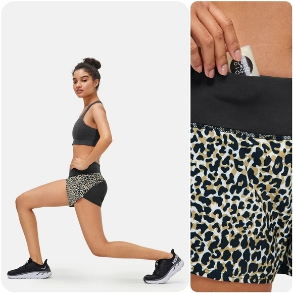 Outdoor Voices Leopard Hudson 2.5" Shorts XL - Picture 4 of 16
